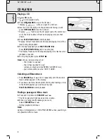 Предварительный просмотр 8 страницы Philips AZ 1040 User Manual