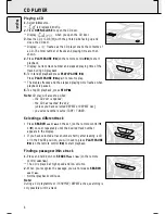 Предварительный просмотр 8 страницы Philips AZ 1045 User Manual