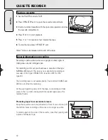 Preview for 8 page of Philips AZ 1050 User Manual