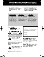 Предварительный просмотр 2 страницы Philips AZ 1065 User Manual