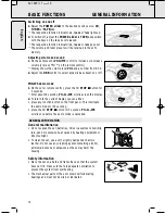 Предварительный просмотр 10 страницы Philips AZ 1065 User Manual