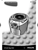 Philips AZ 1120 User Manual preview