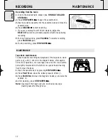 Preview for 12 page of Philips AZ 1140 Manual