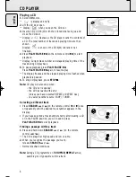 Preview for 8 page of Philips AZ 1145 User Manual