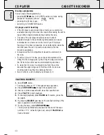 Preview for 10 page of Philips AZ 1145 User Manual