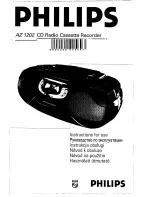 Preview for 1 page of Philips AZ 1202 Instructions For Use Manual