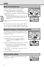 Предварительный просмотр 32 страницы Philips AZ 1203 User Manual