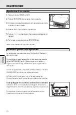 Предварительный просмотр 72 страницы Philips AZ 1203 User Manual