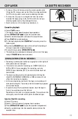 Preview for 15 page of Philips AZ 1574 User Manual