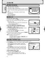 Preview for 10 page of Philips AZ 2000 Owner'S Manual