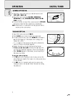 Preview for 6 page of Philips AZ 2010 User Manual