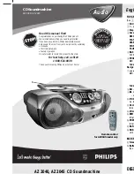 Philips AZ 2045 User Manual preview