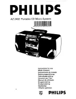 Preview for 1 page of Philips AZ 2402 Instructions For Use Manual