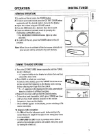 Предварительный просмотр 7 страницы Philips AZ 2402 Instructions For Use Manual