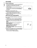 Предварительный просмотр 10 страницы Philips AZ 2402 Instructions For Use Manual