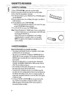 Предварительный просмотр 12 страницы Philips AZ 2402 Instructions For Use Manual