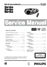 Philips AZ 2558 Service Manual preview