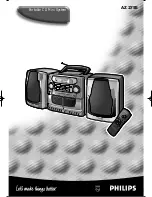 Предварительный просмотр 1 страницы Philips AZ 2755 User Manual