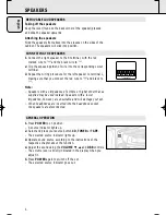 Предварительный просмотр 6 страницы Philips AZ 2755 User Manual