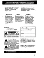 Preview for 3 page of Philips AZ 2804 Owner'S Manual