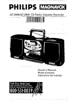 Philips AZ 2905 Owner'S Manual предпросмотр