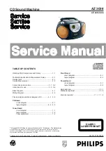 Philips AZ 3038 Service Manual предпросмотр