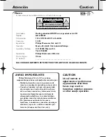 Preview for 2 page of Philips AZ-6188 SERIES User Manual