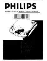 Philips AZ 6827C User Manual preview