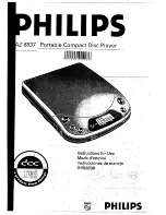 Philips AZ 6837 Instructions For Use Manual preview