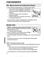 Предварительный просмотр 12 страницы Philips AZ 6842 (Portuguese) Manual De Utilização