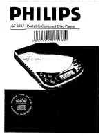 Philips AZ 6847 Operating Manual preview