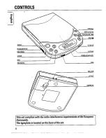 Предварительный просмотр 4 страницы Philips AZ 6847 Operating Manual