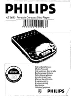 Philips AZ 6850 Instructions For Use Manual предпросмотр