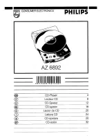 Preview for 1 page of Philips AZ 6892 User Manual