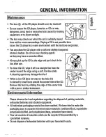 Preview for 19 page of Philips AZ 7000 Owner'S Manual