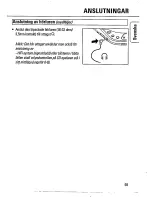 Preview for 9 page of Philips AZ 7160 (Swedish) Instructions For Use Manual