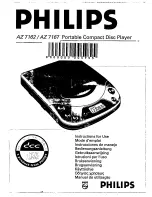 Preview for 1 page of Philips AZ 7162 Instructions For Use Manual