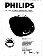 Предварительный просмотр 3 страницы Philips AZ 7261 (Swedish) Instructions For Use Manual