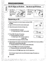 Предварительный просмотр 10 страницы Philips AZ 7261 (Swedish) Instructions For Use Manual