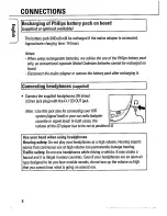 Предварительный просмотр 8 страницы Philips AZ 7265 Instructions For Use Manual