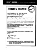 Предварительный просмотр 6 страницы Philips AZ 7271 Owner'S Manual