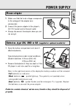 Предварительный просмотр 7 страницы Philips AZ 7376 Instructions For Use Manual