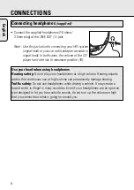 Preview for 8 page of Philips AZ 7376 Instructions For Use Manual