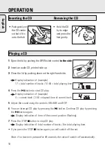 Preview for 10 page of Philips AZ 7376 Instructions For Use Manual