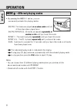 Preview for 12 page of Philips AZ 7376 Instructions For Use Manual