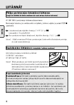 Preview for 126 page of Philips AZ 7381 Instructions For Use Manual