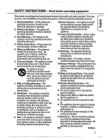 Предварительный просмотр 7 страницы Philips AZ 7383 Owner'S Manual