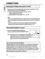 Preview for 10 page of Philips AZ 7474 Instructions For Use Manual