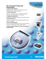 Philips AZ 7482/00 Brochure preview