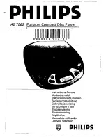 Philips AZ 7562 Instructions For Use Manual предпросмотр